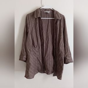 Fred David Striped Blouse -Size 22/24W